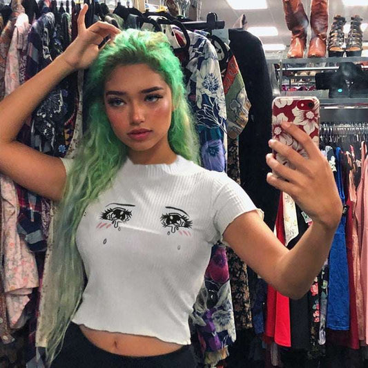Embroidered short sleeve t-shirt