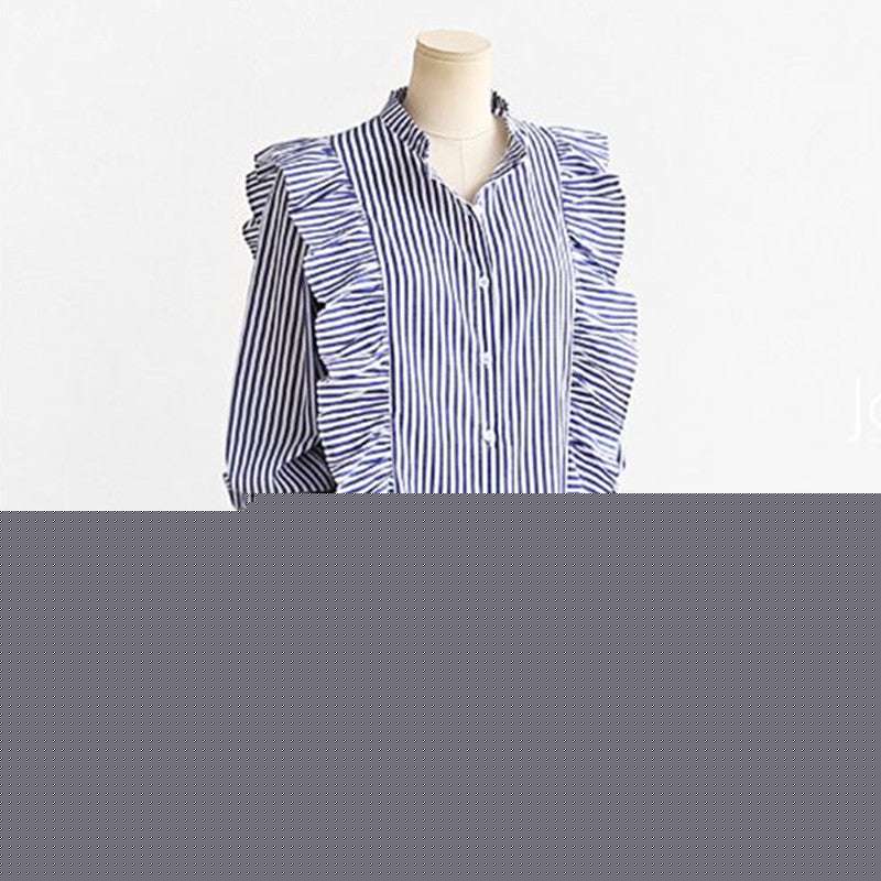 Striped long sleeve shirt