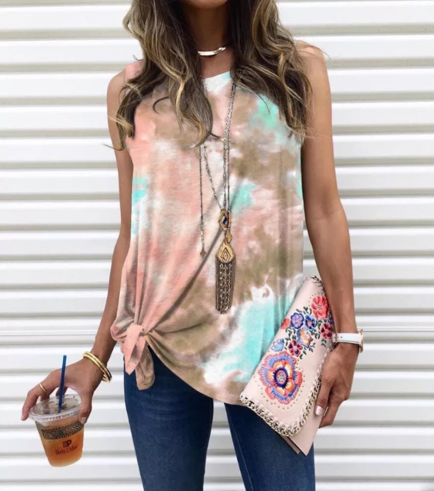 Loose print T-shirt