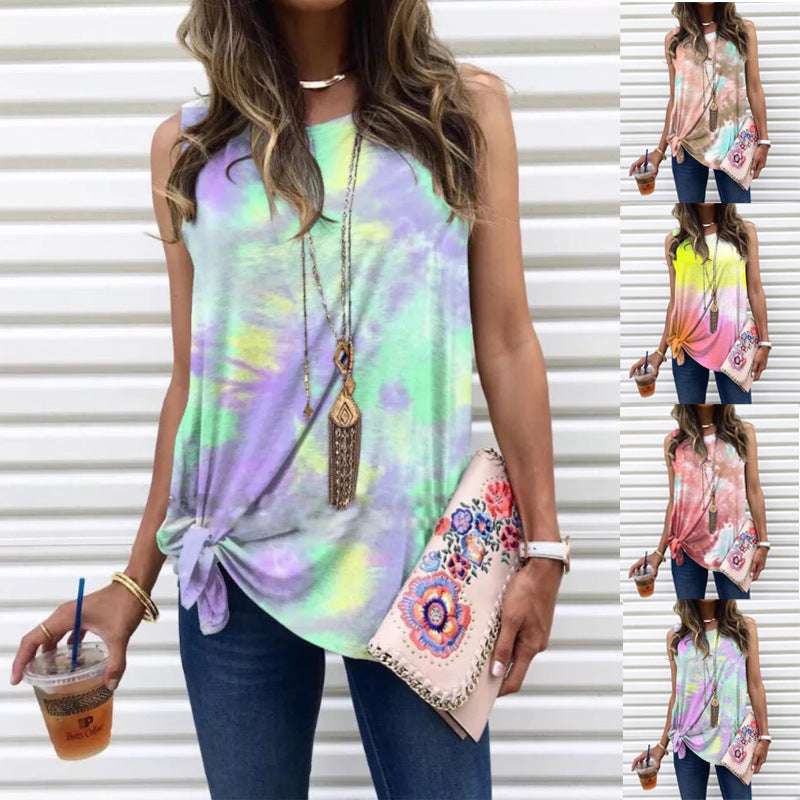 Loose print T-shirt