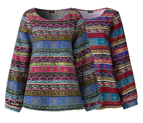Individual printed ethnic shirt