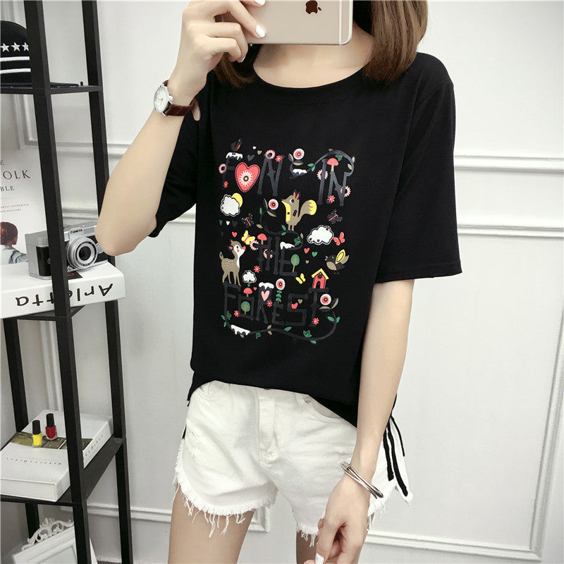 Summer ladies loose T-shirt