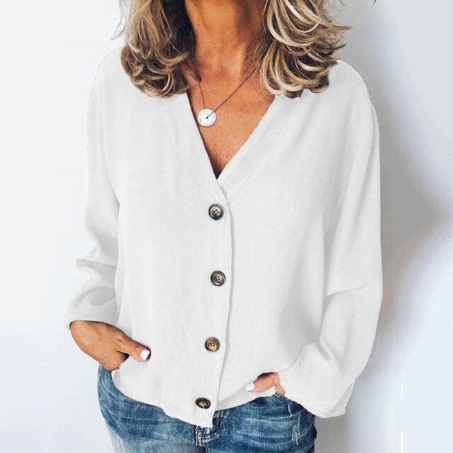 Long sleeve chiffon shirt