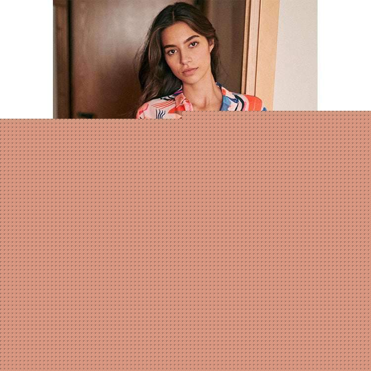 Abstract canvas print shirt