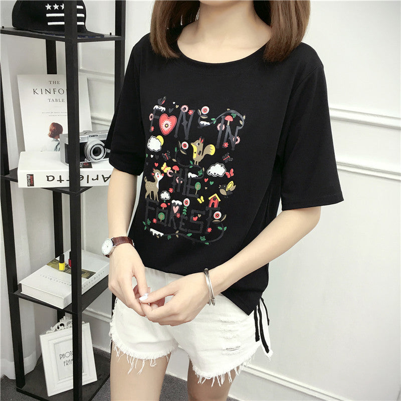Summer ladies loose T-shirt