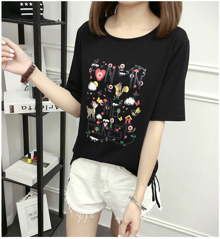 Summer ladies loose T-shirt