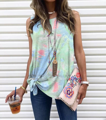 Loose print T-shirt