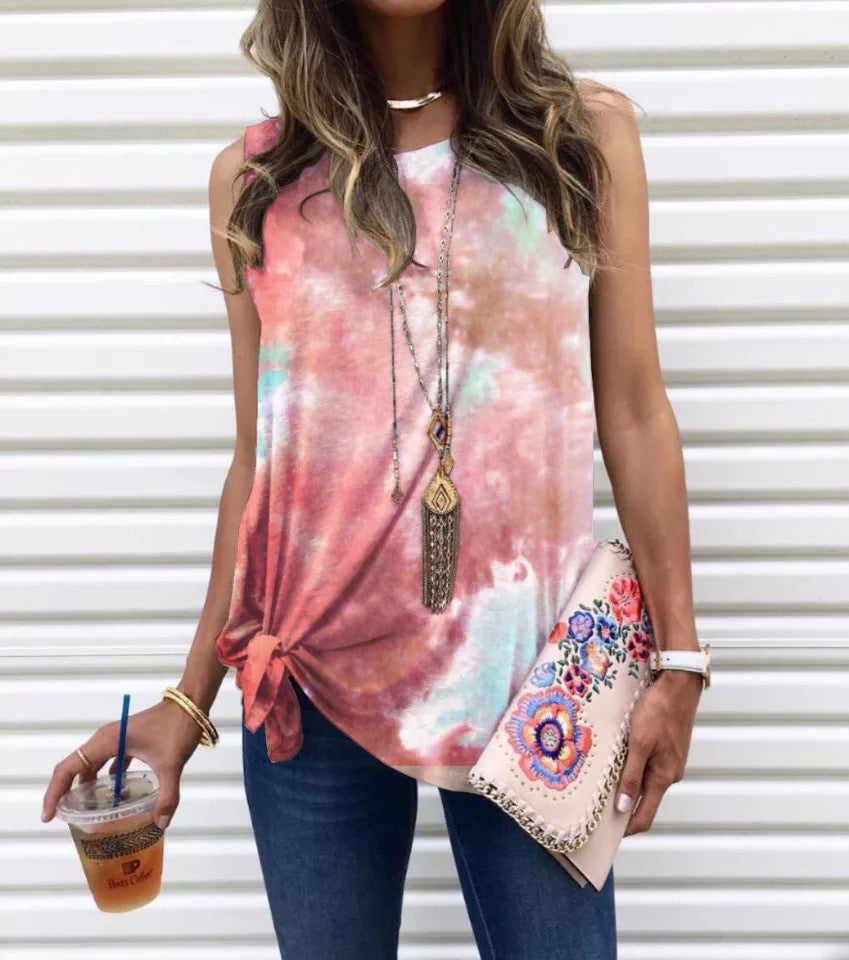 Loose print T-shirt
