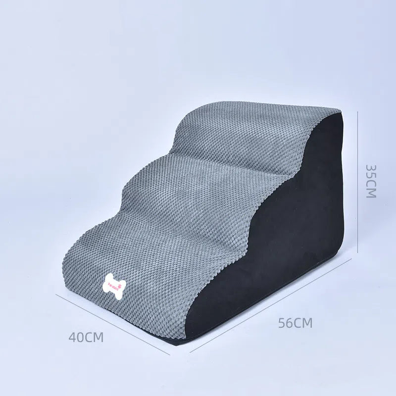 Pet slope stairs anti slip and wear-resistant removable and washable sponge steps