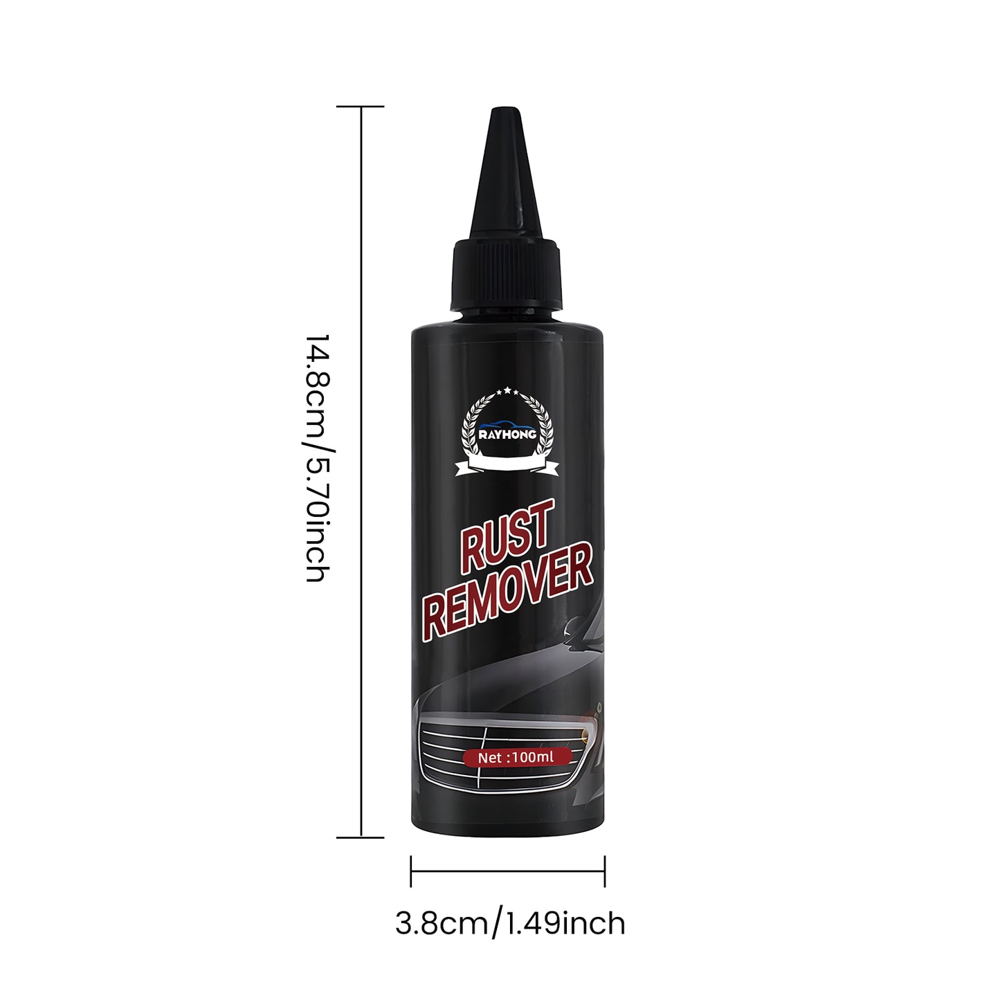 Rust Remover, Multi-Functional Metal Polishing Refurbished Car Wheel Hub Paint Cleaning Rust Remover