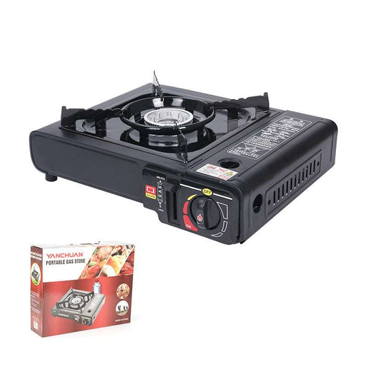 Single - burner Butane Camping Stove, windproof, adjustable, portable