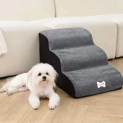 Pet slope stairs anti slip and wear-resistant removable and washable sponge steps