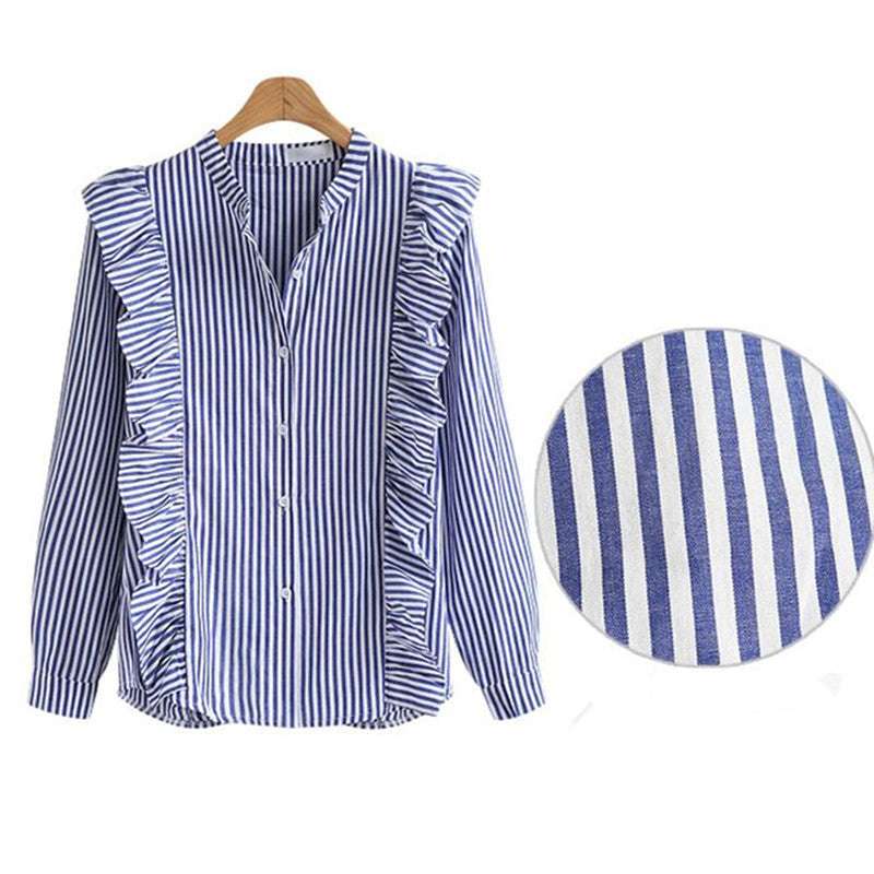 Striped long sleeve shirt