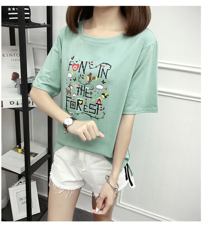Summer ladies loose T-shirt