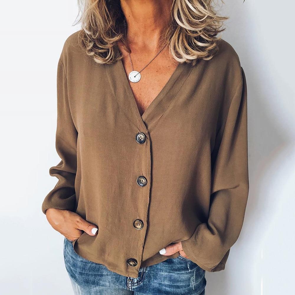 Long sleeve chiffon shirt