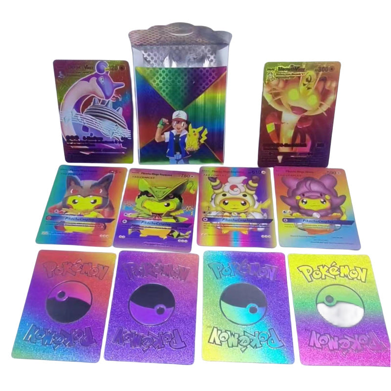 55 gold foil Pok é mon cards Pok é mon Pok é mon collection cards battle cards