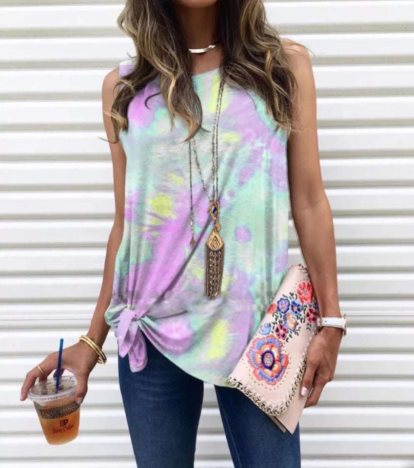 Loose print T-shirt
