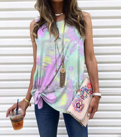 Loose print T-shirt