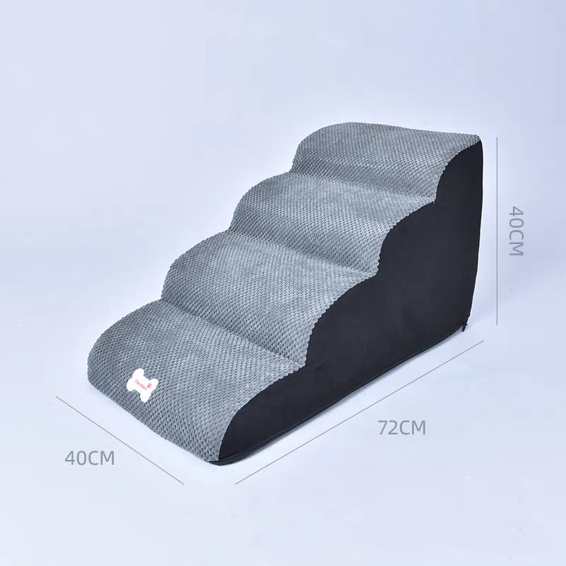 Pet slope stairs anti slip and wear-resistant removable and washable sponge steps