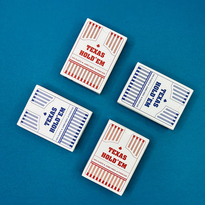 Texas Hold'em PVC waterproof poker, coarse frosted, pro - authorized, wide & large - printed