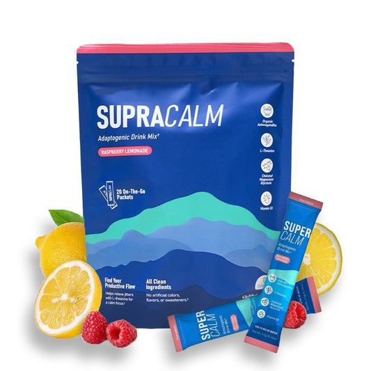 supercalm magnesium calming powder electrolyte raspberry powder mixed powder