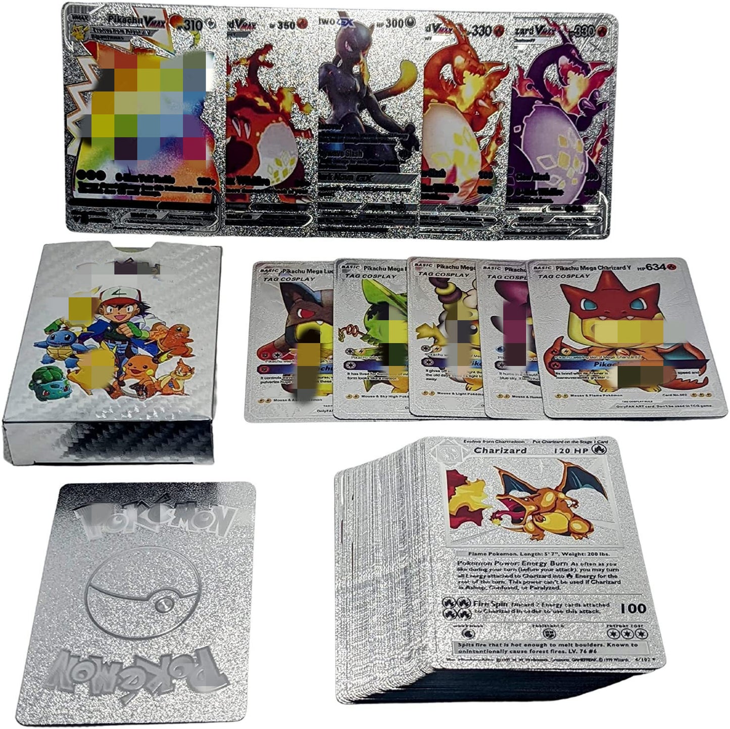 Pok é mon Gold Foil Card Pok é mon Pet Elf Collection Card Battle Card