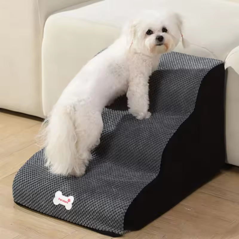 Pet slope stairs anti slip and wear-resistant removable and washable sponge steps