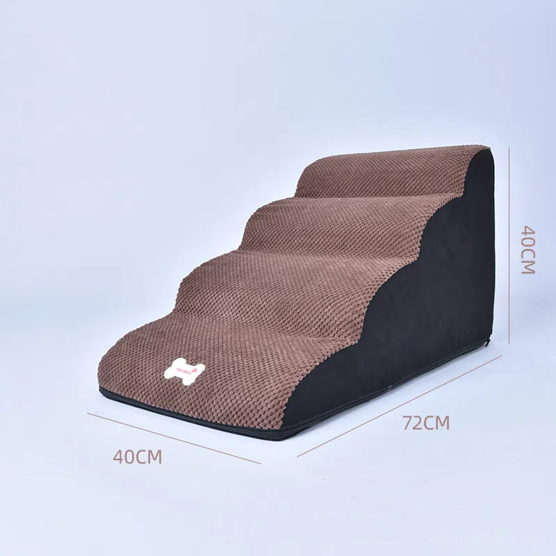 Pet slope stairs anti slip and wear-resistant removable and washable sponge steps