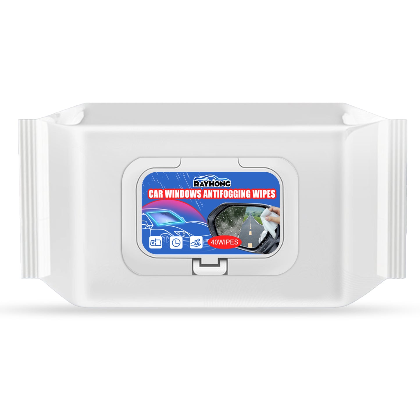 Car Anti-Fog And Anti-Rain Wipes, Car Water-Free Glass Cleaning Anti-Fog And Anti-Rain Decontamination Wipes