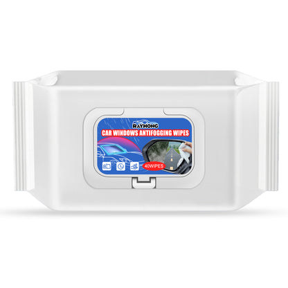 Car Anti-Fog And Anti-Rain Wipes, Car Water-Free Glass Cleaning Anti-Fog And Anti-Rain Decontamination Wipes
