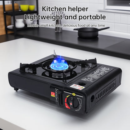 Single - burner Butane Camping Stove, windproof, adjustable, portable