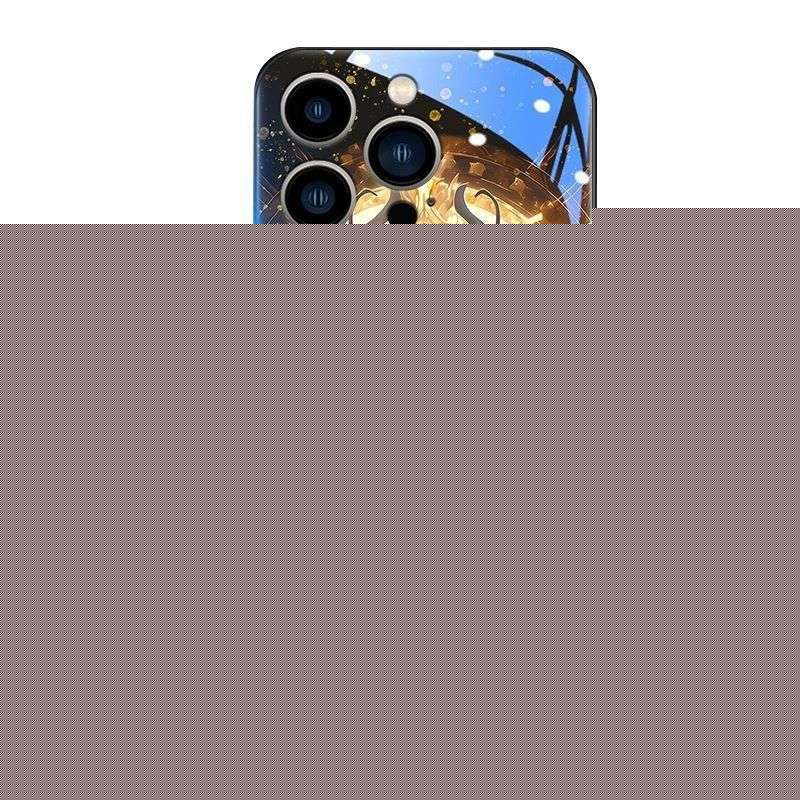 Applicable to China-Chic Zhaocai Dragon applicable to Apple glass phone case
