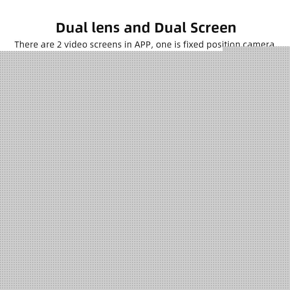 Dual screen wireless 360 degree mobile remote outdoor WiFi camera monitoring
