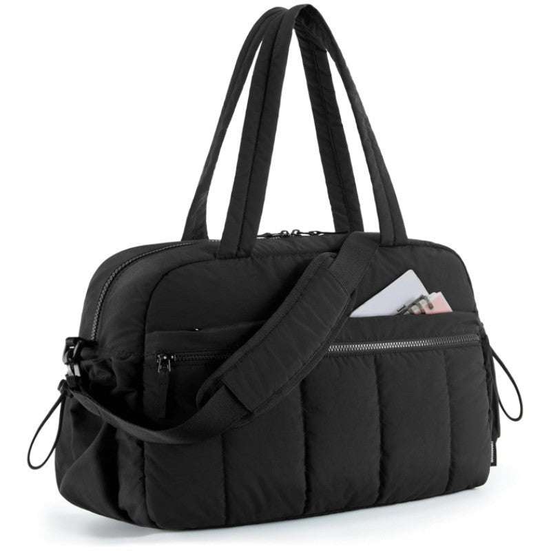 Travel bag large capacity luggage bag sports and fitness bag with toiletries bag compartment shoulder bag